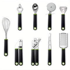 9pcs Stainless Steel Cooking Tool Sets for Home Kitchen