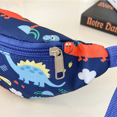 Dinosaur Print Waist Pack Shoulder Bag for Kids