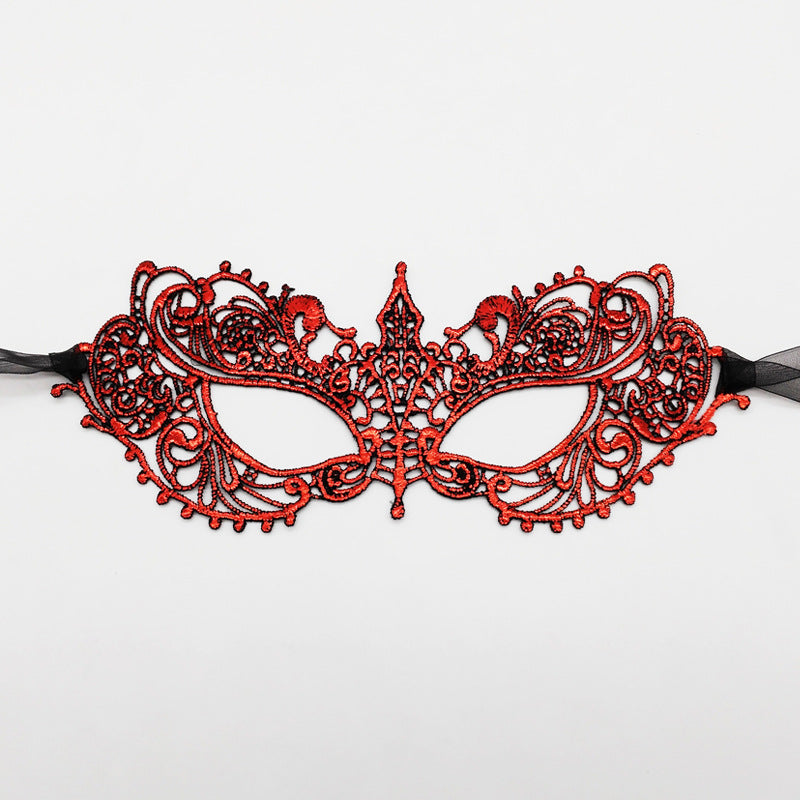 Halloween Party Lace Mask - Half Face Styling, Sexy Costume Party Mask