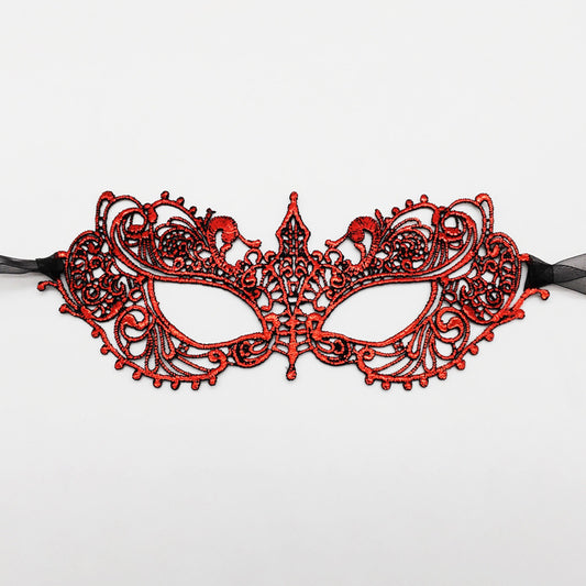 Halloween Party Lace Mask - Half Face Styling, Sexy Costume Party Mask