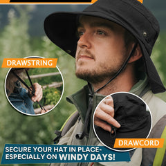 Breathable Head Mesh Hat Fisherman Summer Mountaineering Hat