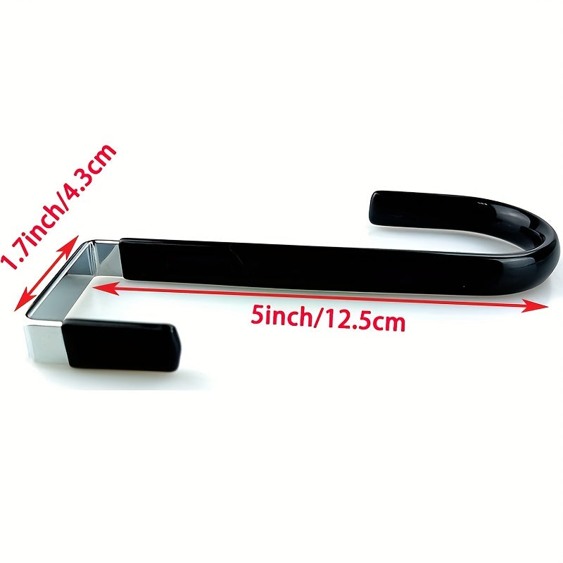 2pcs Over The Door Hook Heavy Duty Metal Hanger for Towels Clothes Bags Cubicle
