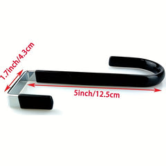 2pcs Over The Door Hook Heavy Duty Metal Hanger for Towels Clothes Bags Cubicle