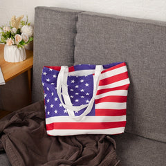 American Flag Pattern Shoulder Bag for Independence