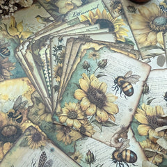 30 Sheets Plant & Animal Decoration Craft Paper for Scrapbooks DIY Collage Backg