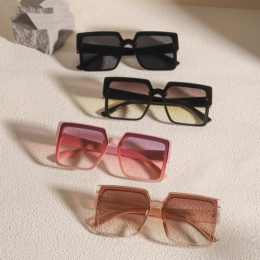 Women Unisex Catwalk Polarized Sunglasses Vintage Hexagonal Lens