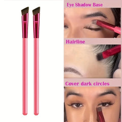 2pcs Eyebrow Pomade With Brush + 2 Pcs Eyebrow Gel Brush + 10pcs Eyebrow Stencil