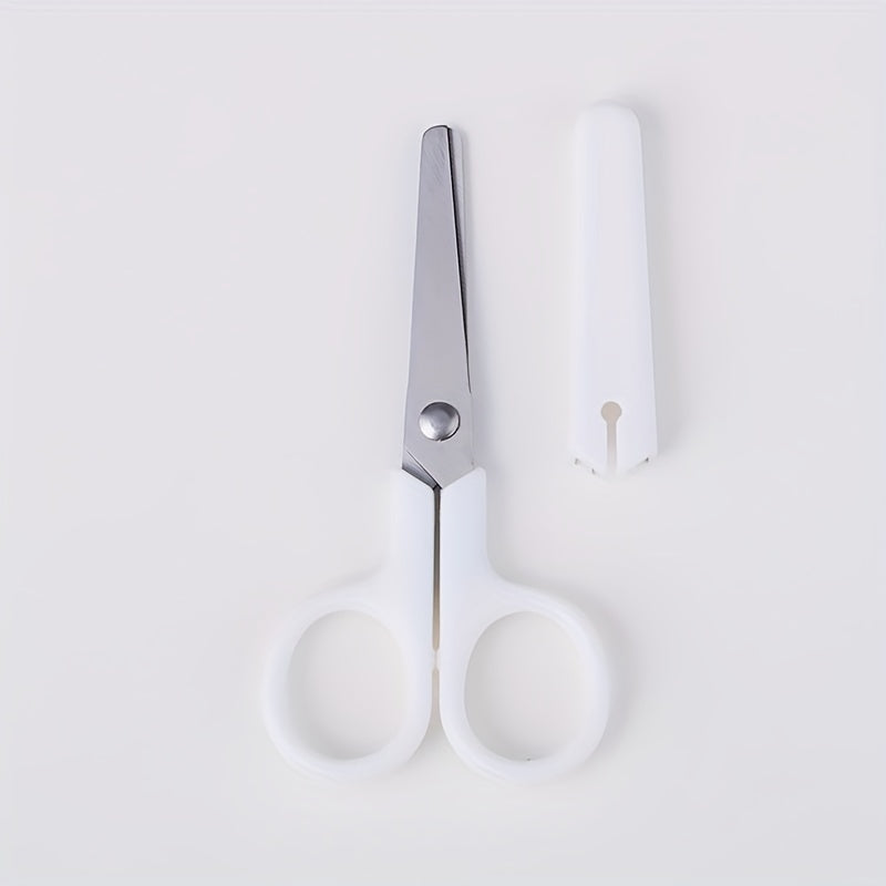 Small Round Head Scissors with Cover