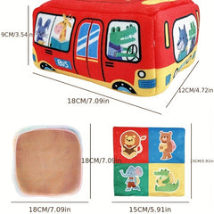 Infant Toys Cloth Book Tissue Box Early Education Toys