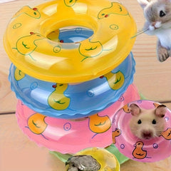 Mini Pet Swim Rings Duck Pattern Small Pet Swim Rings in Various Colors