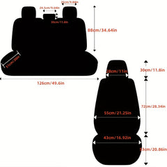 Universal PU Leather & Mesh Car Seat Covers - Upgrade Your Car Seats