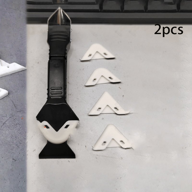 2pcs Caulk & Grout Removal Tool Kit for Kitchen & Bathroom Renovations