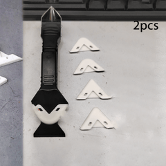2pcs Caulk & Grout Removal Tool Kit for Kitchen & Bathroom Renovations