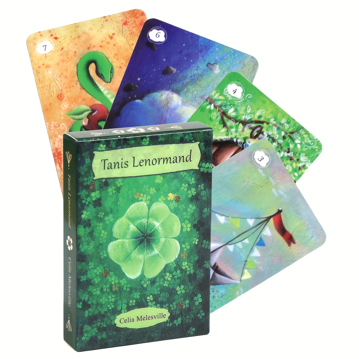 Tanis Lenormand Tarot Cards with QRCode Guidebook