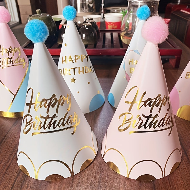 Birthday Hat Flash Cake Hat Hairy Hat Party Decorative Supplies