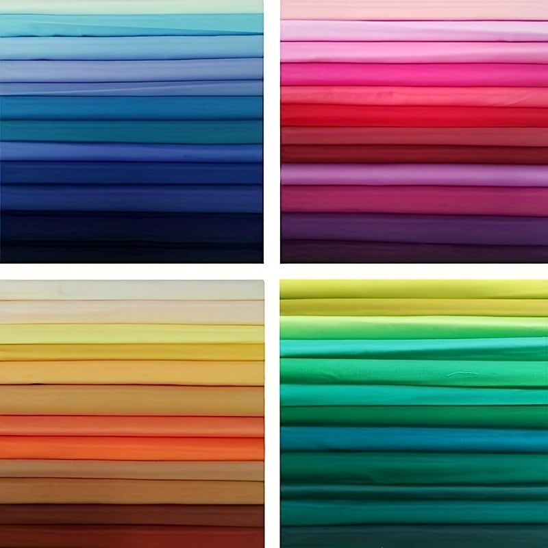 50pcs Cotton Fabric Squares Bundle for Sewing Quilting Beginners