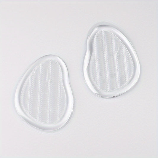 Forefoot Insert Cushion Pads Anti Slip Silicone Foot Pain Relief for Women Shoes