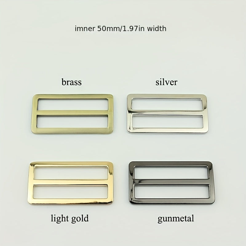 Adjustable Bag Strap Webbing Slide Buckles Metal Hook Clasp DIY Accessories