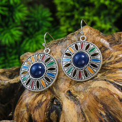 Vintage Geometric Earrings Rhinestone Boho Ear Jewelry Gift