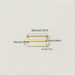 Adjustable Bag Strap Webbing Slide Buckles Metal Hook Clasp DIY Accessories
