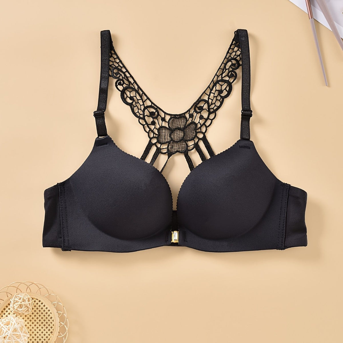 Lace T Shirt Bra Push Up Comfy Breathable Women Lingerie