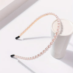 Faux Pearl Beaded Headband Non slip Head Hoop Skinny Headdress Hair Band
