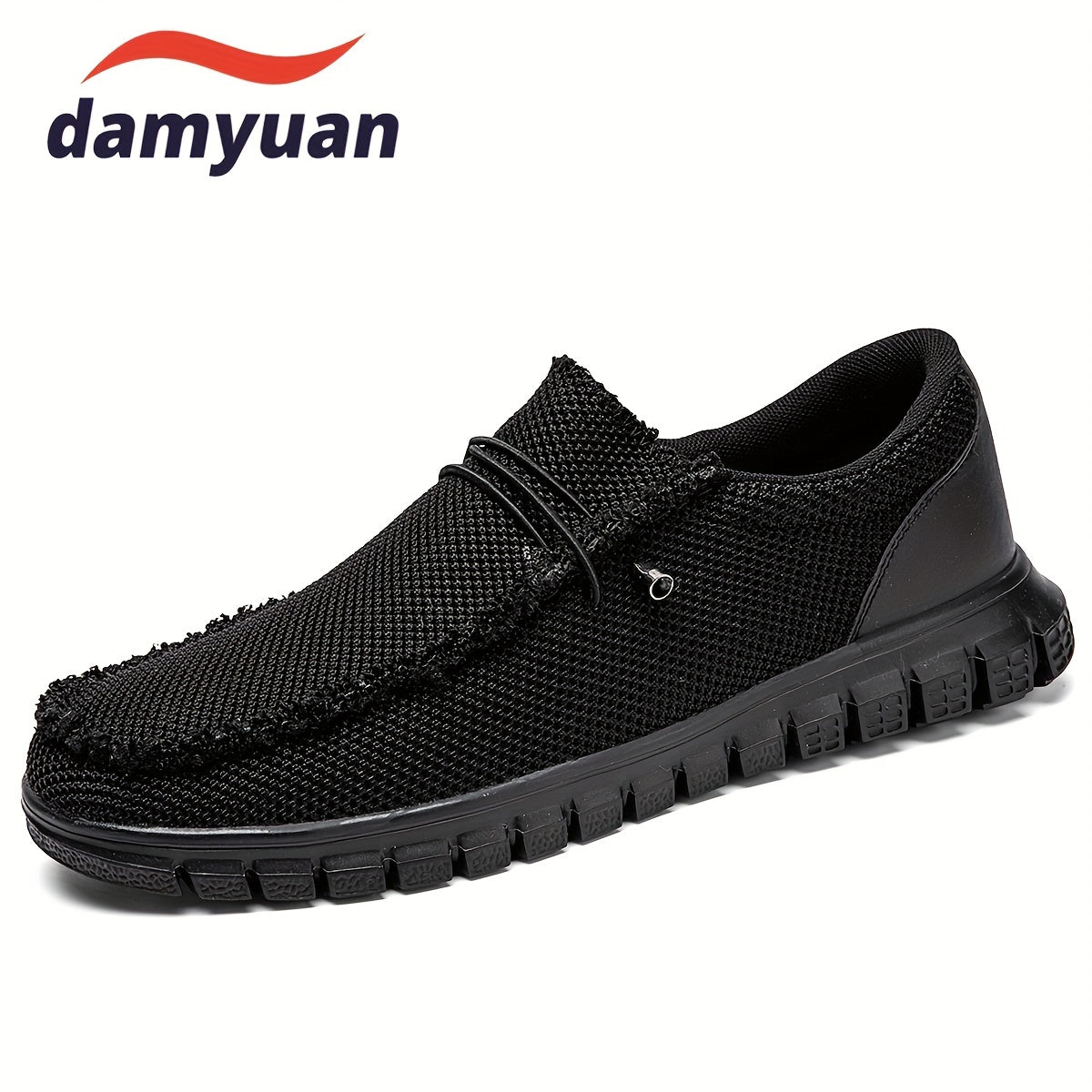 Men's Distressed Mesh Loafer Shoes Anti-skid Walking Shoes