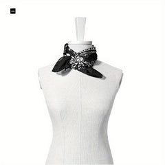 Personalized Square Scarf with Your Photo Logo Soft Polyester