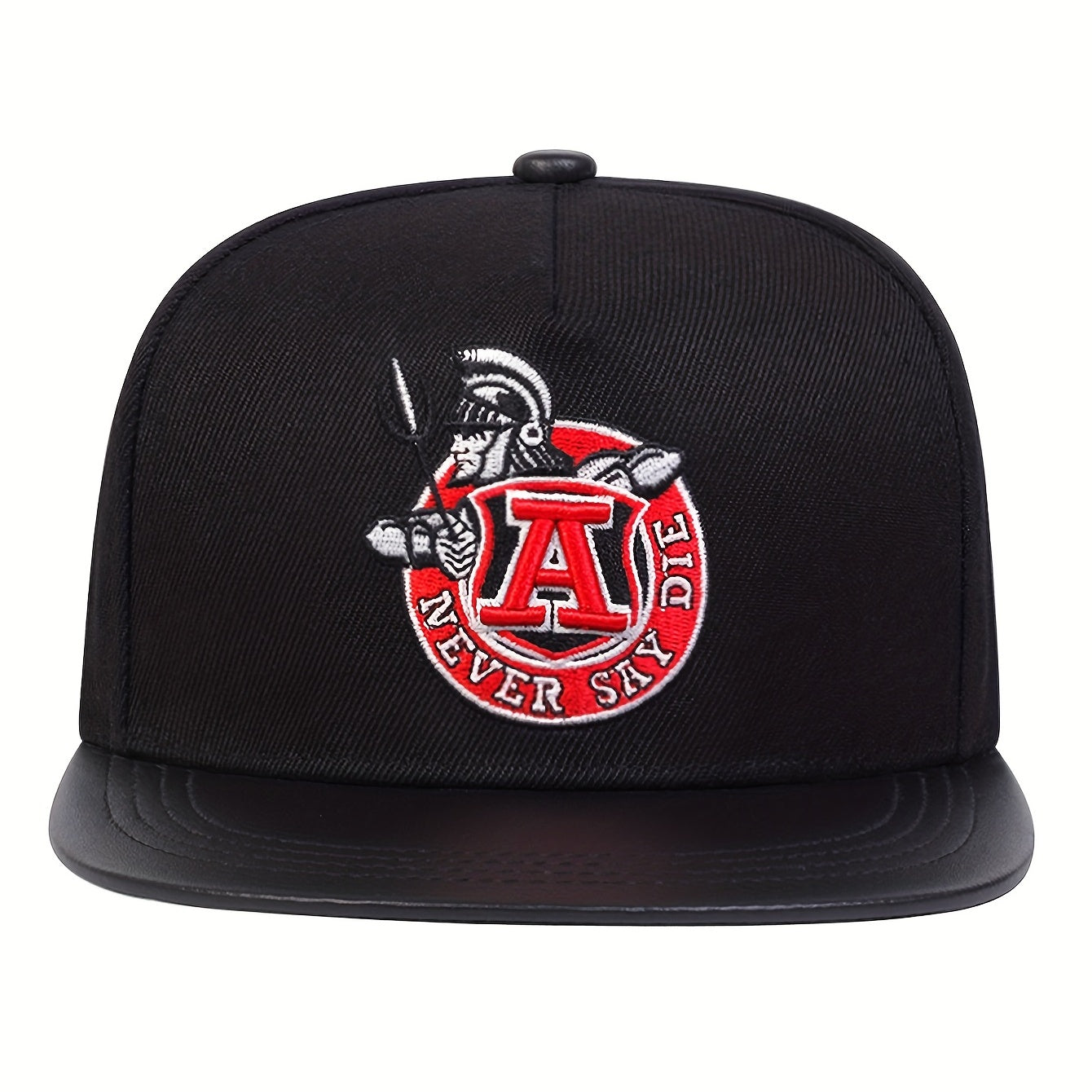 Men's Cartoon Embroidered Flat Brim Hat
