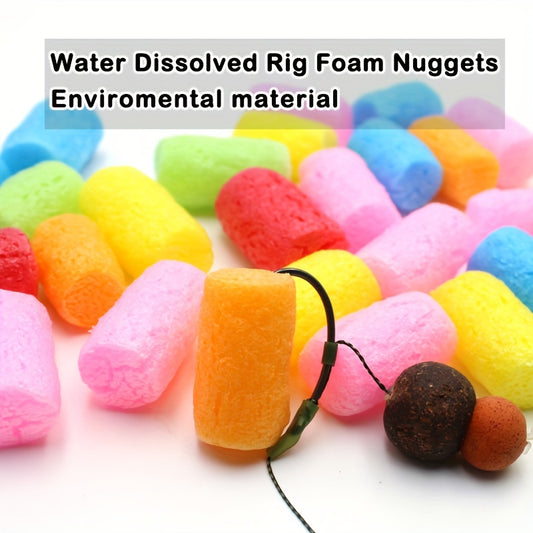 50/100pcs Carp Fishing PVA Nuggets Rig Foam Pop Up Boilies