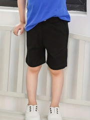 Boys Sports Shorts Drawstring Waist Soft Comfortable Breathable Summer