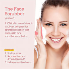 Silicone Face Scrubber Brush For Women Facial Cleansing Waterproof Skin Care