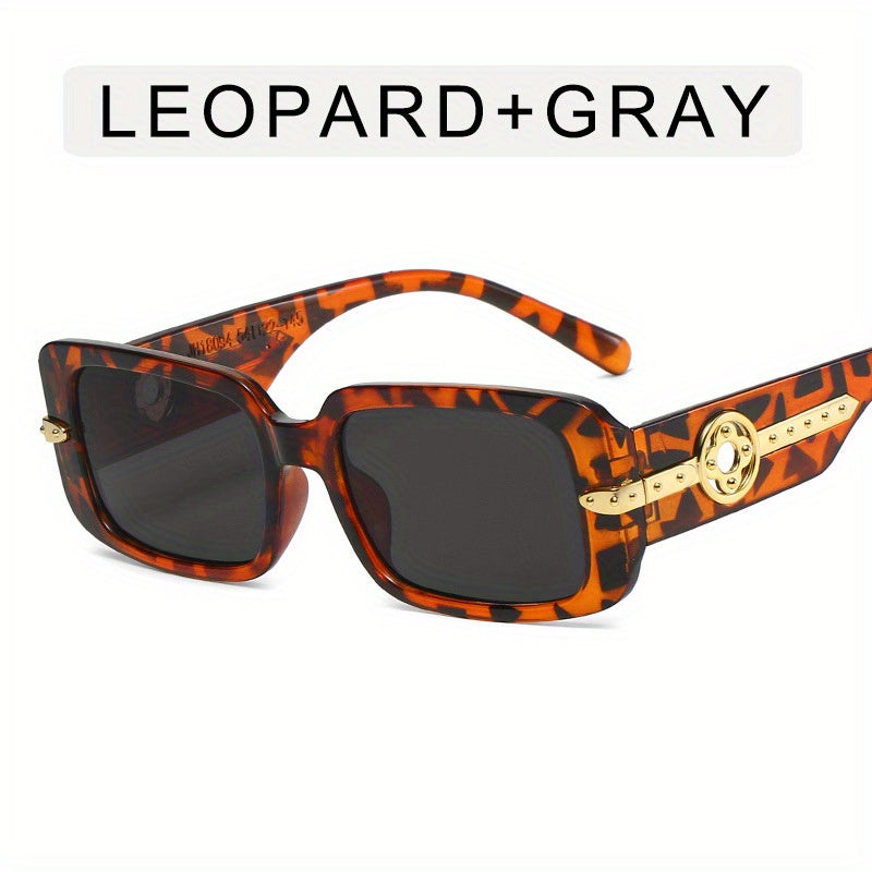 Rectangle Sunglasses Women Retro Outdoor Shades Classic Vintage Driving Sun Glas