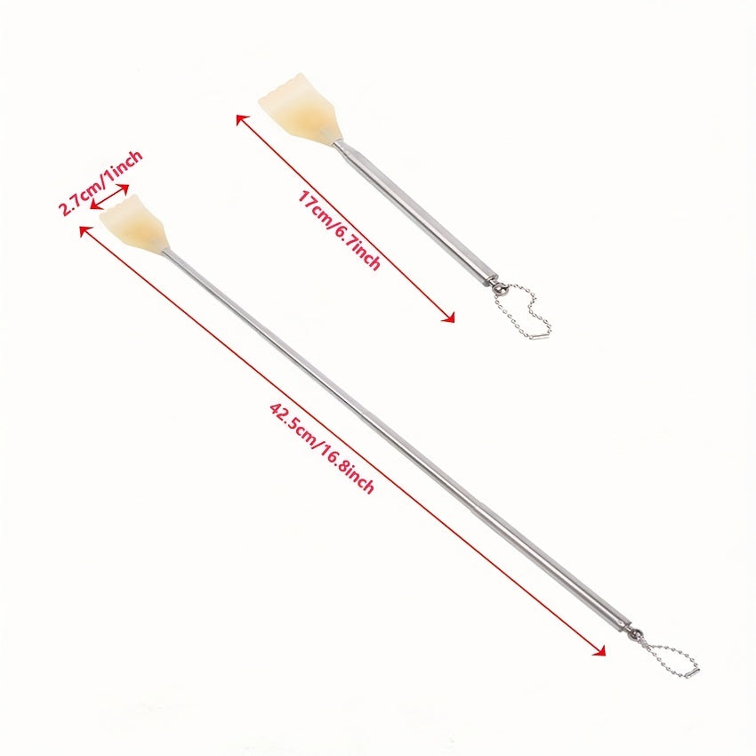 Adjustable Stainless Steel Back Scratcher with Retractable Claw
