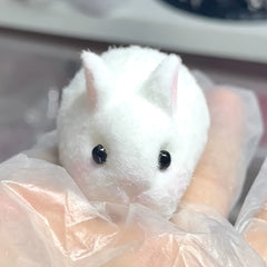 Mini Soft Rabbit Toy Simulation Rabbit Toy Desktop Ornament