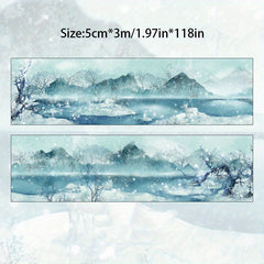 Landscape Washi Paper Stickers Pack 3m