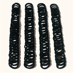 100pcs Non Slip Hair Tie Ponytail Holder Elastic Hair Accessory