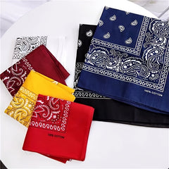 Outdoor Riding Square Scarf Classic Paisley Magic Mask Hip Hop Headband