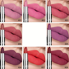 Velvet Smooth Matte Lipstick Waterproof Long Lasting Makeup Moisturizing