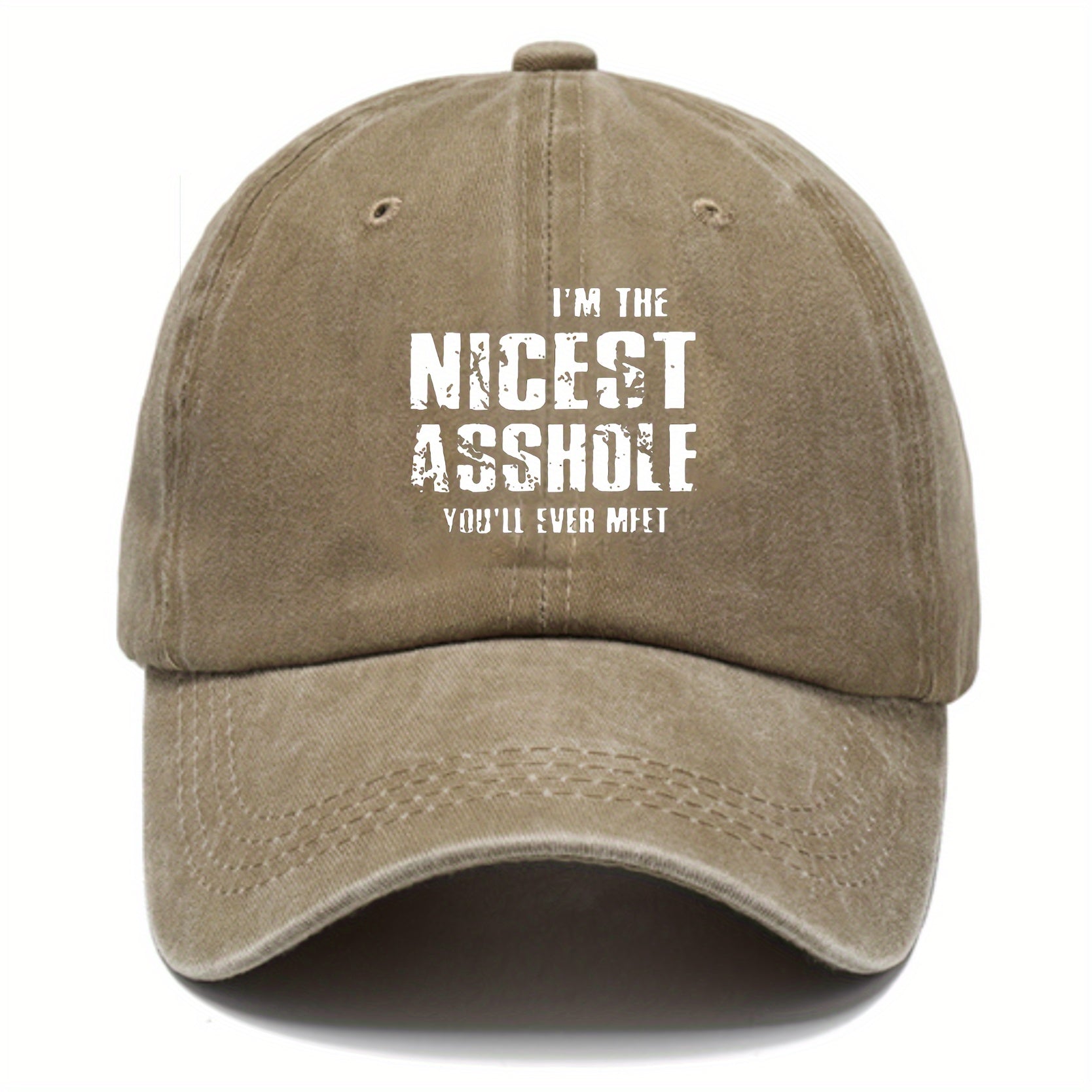 Adjustable Washed Cotton Baseball Cap Sun Hat for Outdoor Activities