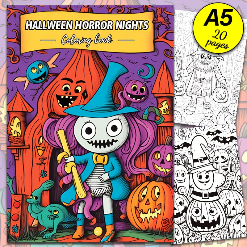Halloween Coloring Book for Kids 14.5x21cm 1 Book