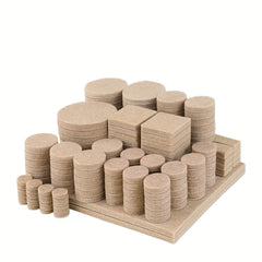 156pcs Beige Felt Furniture Pads for Hardwood Floors