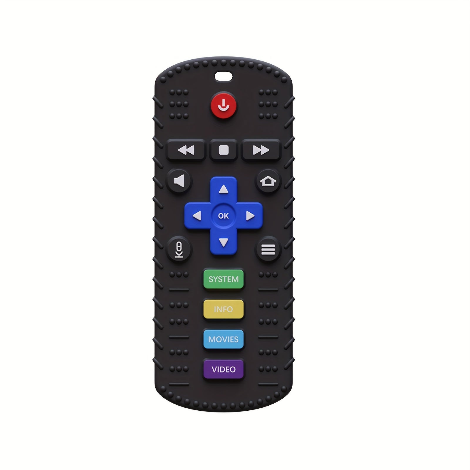 Silicone Teething Remote Control Toy for Newborns - Durable and Easy to Clean