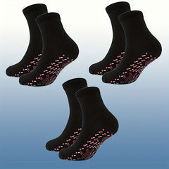 3 Pairs Self-heating Socks Magnetic Therapy Health Heated Socks