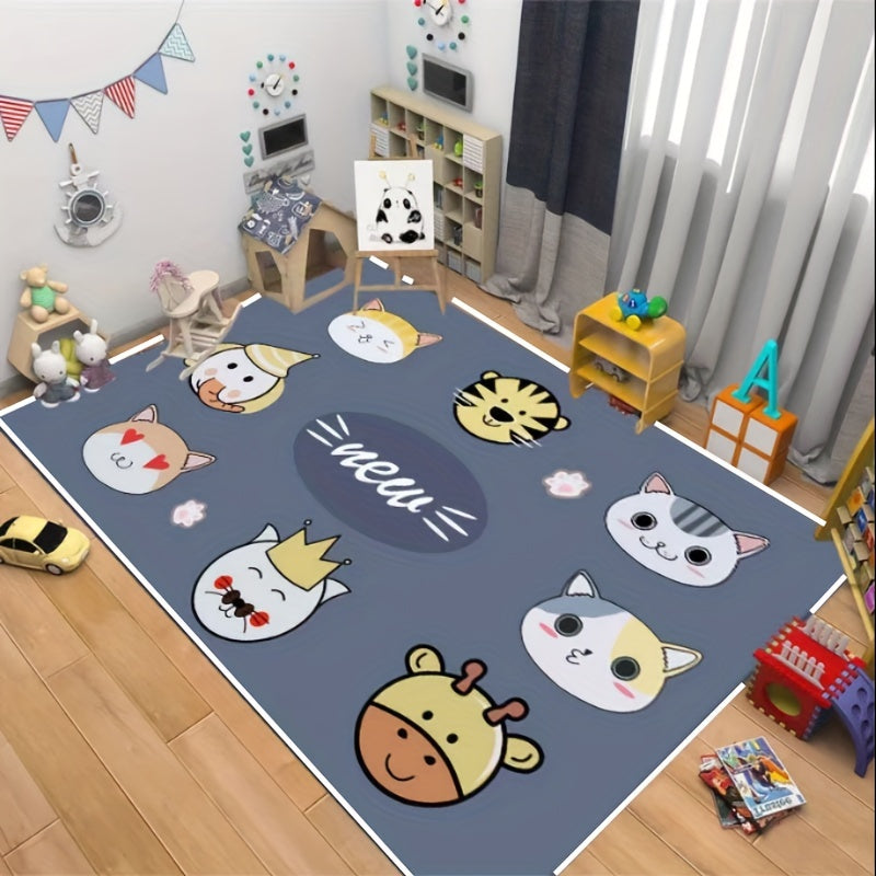 Children's Room Baby Crawling Mat Letter Animal Chess Map Carpet