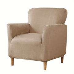 Soft Velvet Armchair Slipcover Non-slip Furniture Protector Home Decor