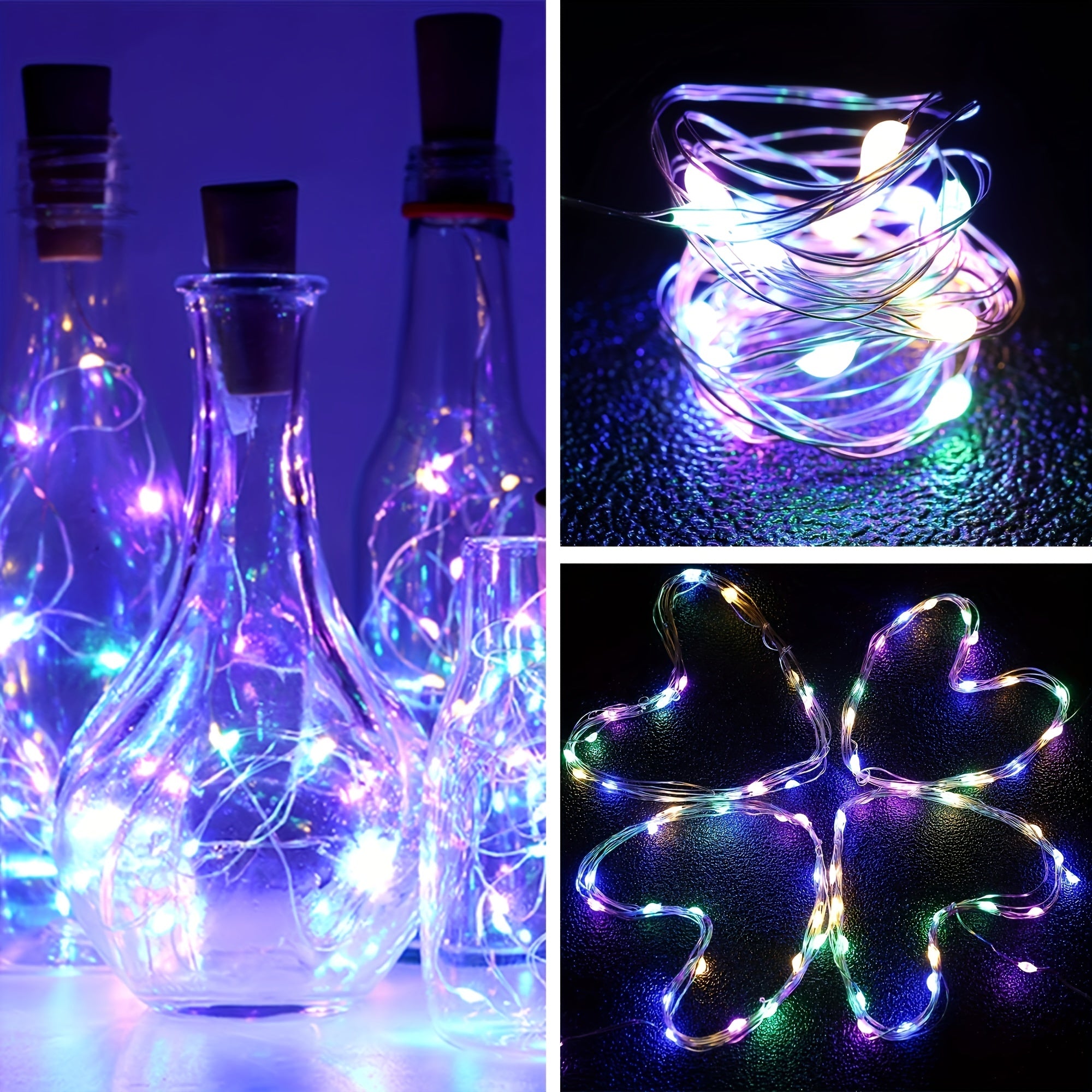 5pcs 9.84Ft 30LEDS Wine Bottle Cork Lights Fairy String Lights