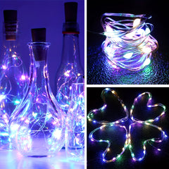 5pcs 9.84Ft 30LEDS Wine Bottle Cork Lights Fairy String Lights