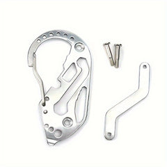 Stainless Steel Mini Tool Keychain Screwdriver Wrench