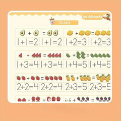 German Preschool Tracing Workbook with Colorful Alphabet and Numbers
